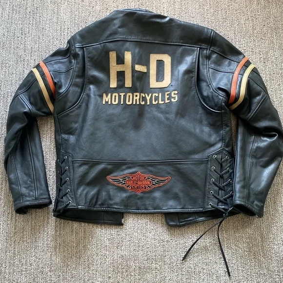 Harley Davidson Leather Coat - Picture 1 of 11